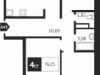 Схема квартиры в проекте "Отрада"- #249438168