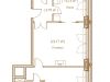 Схема квартиры в проекте "Palazzo Imperiale (Палаццо Империал)"- #357159777
