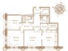 Схема квартиры в проекте "Palazzo Imperiale (Палаццо Империал)"- #1178057951