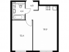 Схема квартиры в проекте "Павлова 40"- #2133954550