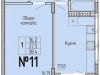 Схема квартиры в проекте "Пеликан"- #2016422276