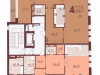 Схема квартиры в проекте "Плотников"- #205826234