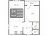 Схема квартиры в проекте "Полетград"- #1437011003