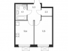 Схема квартиры в проекте "Полярная 25"- #1978255565