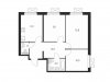 Схема квартиры в проекте "Полярная 25"- #1311438626