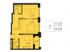 Схема квартиры в проекте "Преображение"- #739835773