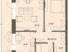 Схема квартиры в проекте "Речные просторы (Саврасово парк)"- #1788075506