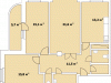 Схема квартиры в проекте "Ривер-Хаус"- #424109128