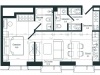 Схема квартиры в проекте "Slava"- #1198901743