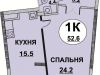 Схема квартиры в проекте "Стрелецкий"- #426499812