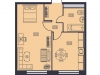 Схема квартиры в проекте "Талисман на Водном"- #458522302