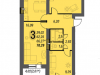 Схема квартиры в проекте "Тепло"- #227950053