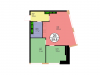 Схема квартиры в проекте "Union Park (Юнион парк)"- #683785575