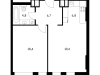 Схема квартиры в проекте "Vander Park (Ван Дер Парк)"- #1233679937