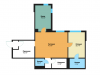 Схема квартиры в проекте "Вавилово"- #731812145