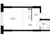 Схема квартиры в проекте "Волоколамское 24"- #2040405084