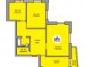 Схема квартиры в проекте "Восточные зори-1"- #2071836168
