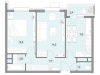 Схема квартиры в проекте "Westerdam"- #2077506733