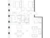 Схема квартиры в проекте "White Khamovniki"- #2117074544