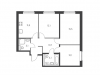 Схема квартиры в проекте "Ясеневая 14"- #155786478