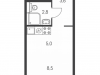Схема квартиры в проекте "Ясеневая 14"- #732657628