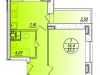 Схема квартиры в проекте "Заречный"- #219205206