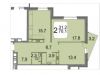 Схема квартиры в проекте "Журавлик"- #1105640863