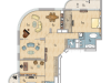 Схема квартиры в проекте "Зодиак"- #583061564
